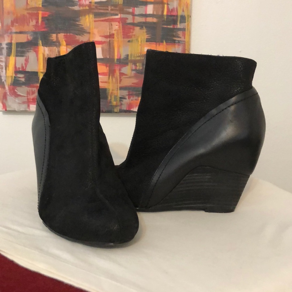Vince Camuto wedge booties